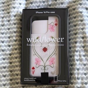 Wildflowers Pink Floral iPhone 16 Pro Case